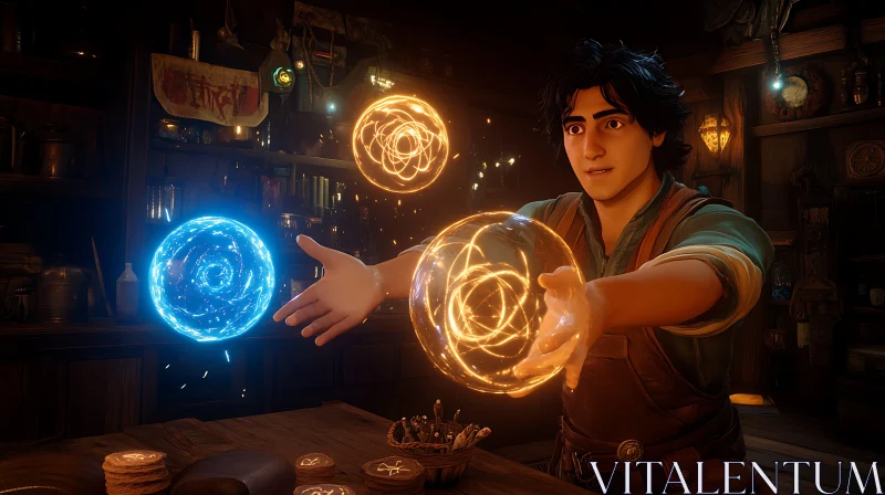 Magical Spheres in Wizard's Workshop