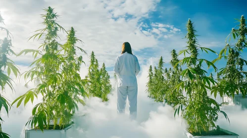 Serene Cannabis Cultivation Scene