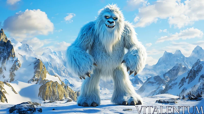 Abominable Snowman Portrait