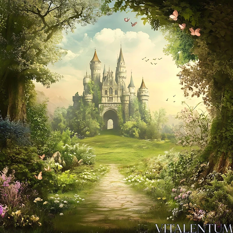 Fairytale Castle in a Green Paradise