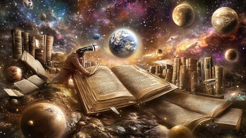 Celestial Library: A Universe of Books