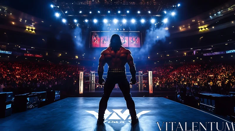 Wrestling Arena Crowd
