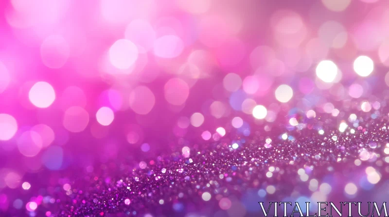 Abstract Pink Glitter and Bokeh Lights