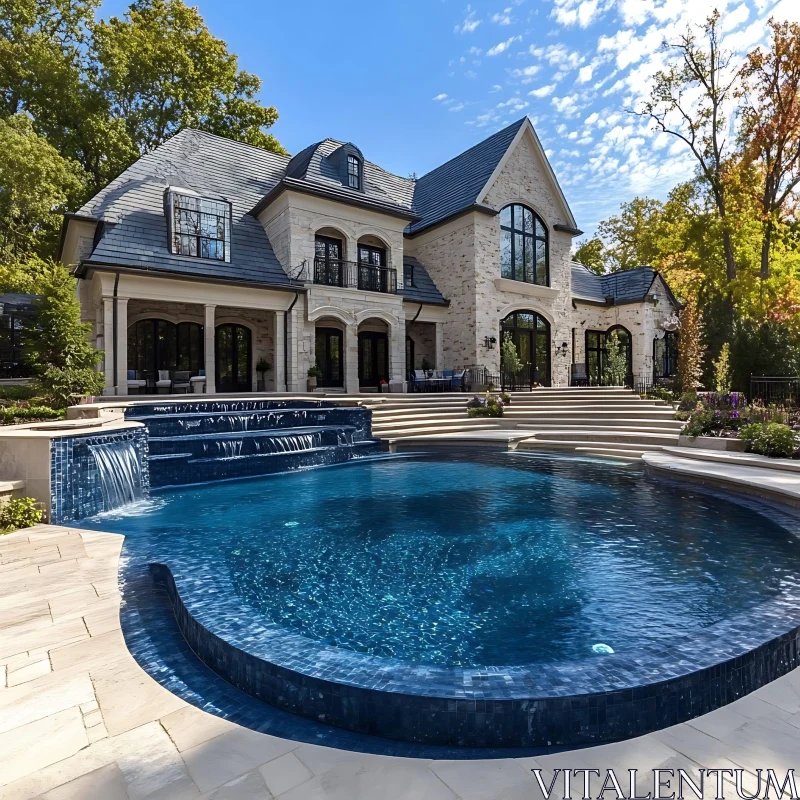 Luxurious Mansion with Stunning Pool and Gardens