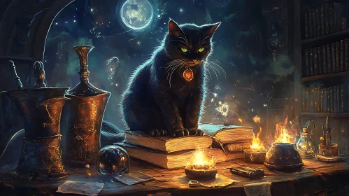 Black Cat Conjuring Magic
