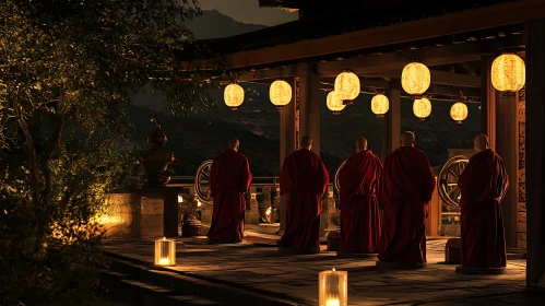 Temple Monks