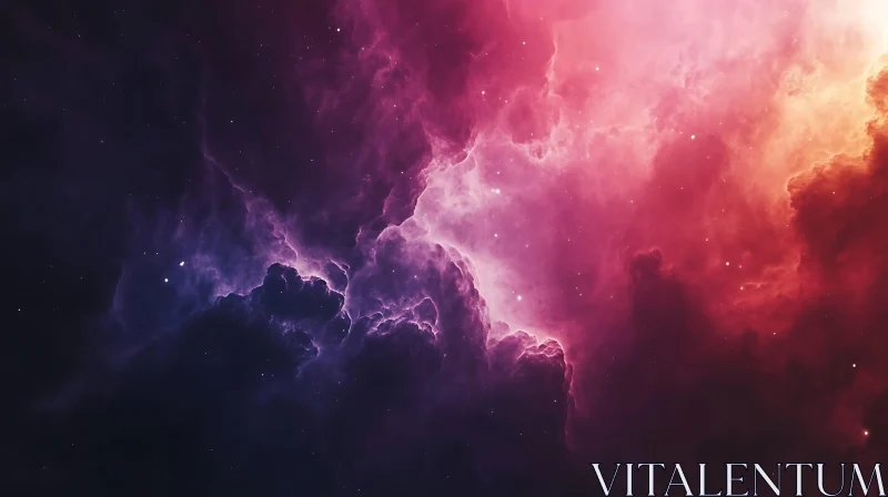 Celestial Clouds of Rose and Violet