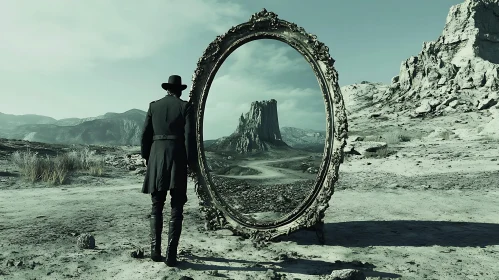 Otherworldly Mirror Reflection