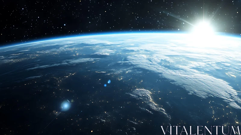 Stunning Earth View From Outer Space