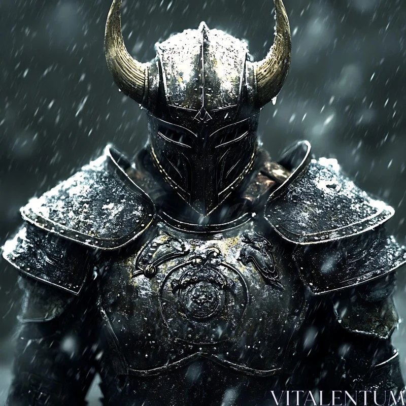 Armored Warrior in Winter