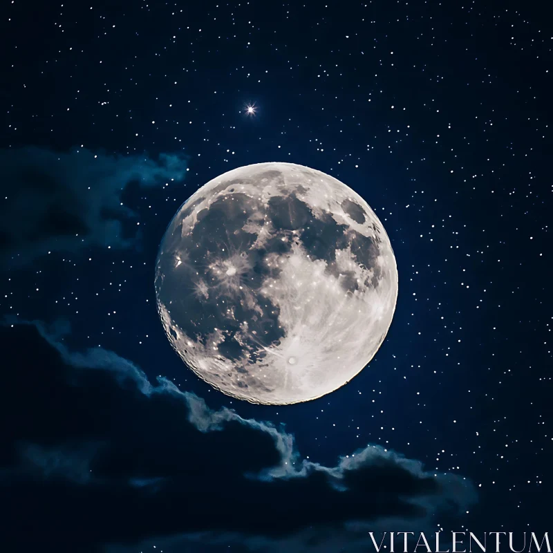 Moonlit Starry Night