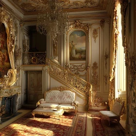 Luxurious Vintage Room with Opulent Decor
