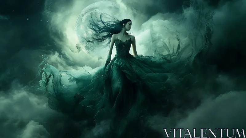 Celestial Beauty Under the Moon