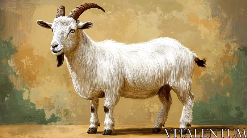 Majestic Goat Illustration