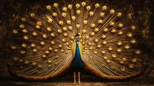 Peacock's Grand Feather Display