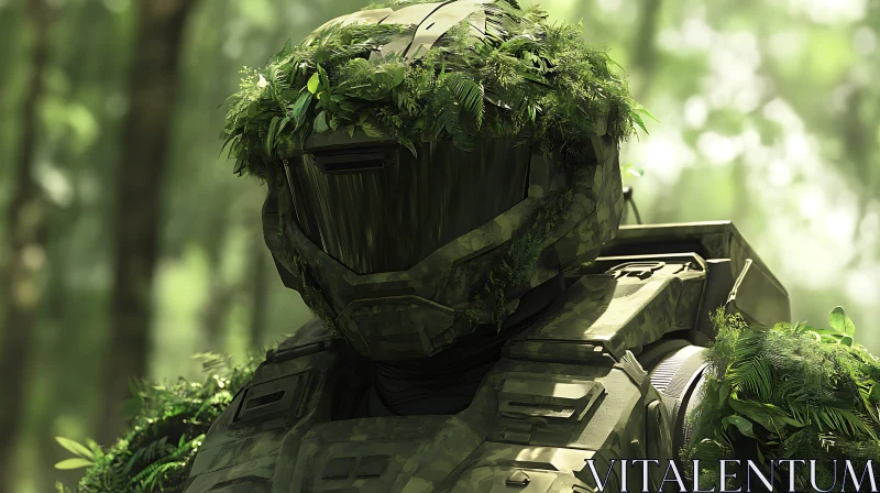 Nature-Integrated Cyborg AI Image