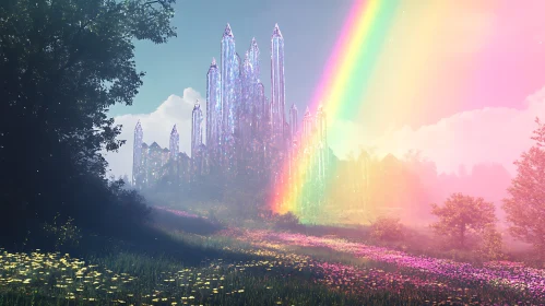 Rainbow over Crystal Fortress