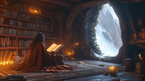 Cozy Library Reading Nook