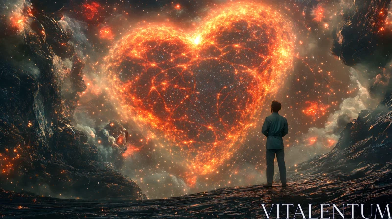 Fiery Heart in the Universe