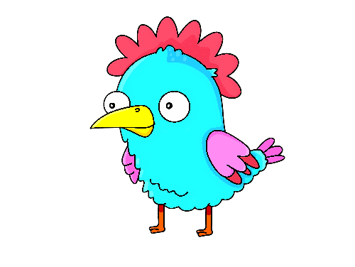 Friendly Cartoon Chicken Vector Illustration