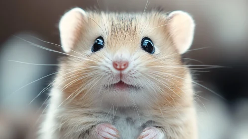 Charming Hamster Close-Up