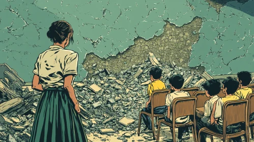 Aftermath Classroom: Hope and Destruction