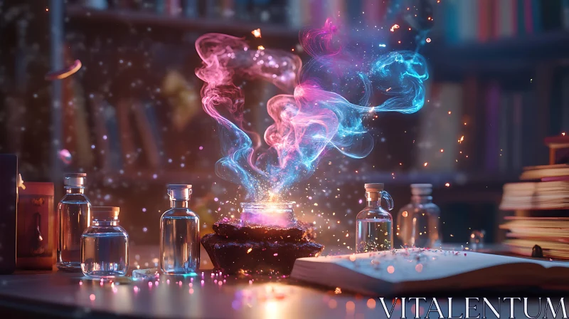 AI ART Mystical Potion Still Life