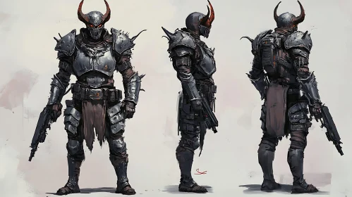 Sci-fi Warrior Concept Art