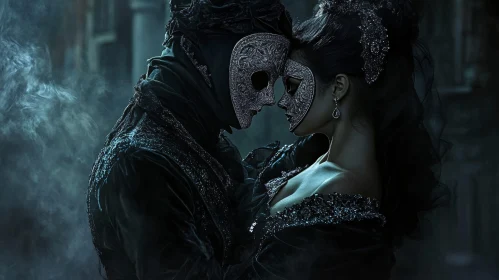 Elegance and Mystery: A Masked Encounter