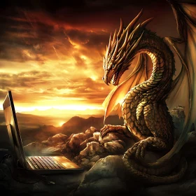 Fantasy Dragon Using Technology