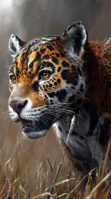 Intricate Detail of Jaguar in the Wild