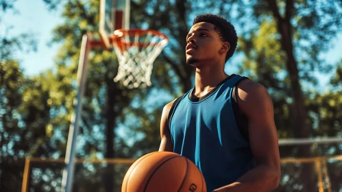 Athlete with Ball