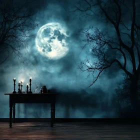 Mystic Night Scene