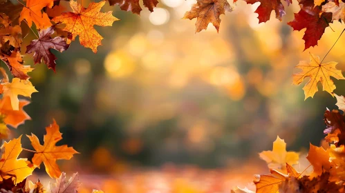 Fall Foliage Border Photo