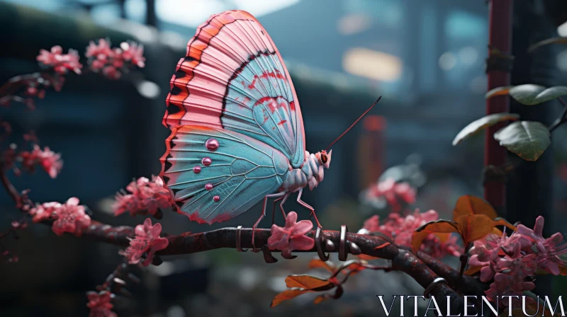 Eerily Realistic Butterfly Render in Unreal Engine AI Image