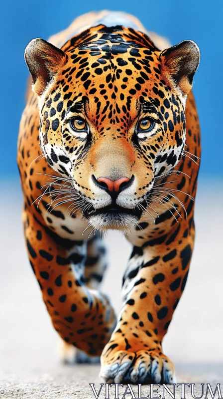 Stunning Jaguar Portrait AI Image