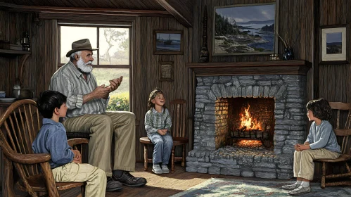 Grandfather's Tales by the Hearth