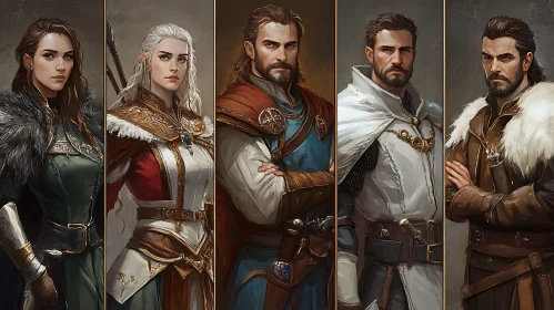 Fantasy Character Portraits: Medieval Nobility