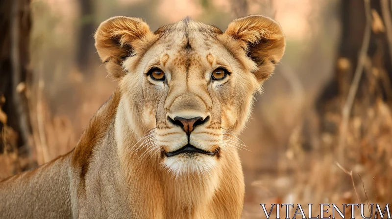 Lioness Gaze AI Image