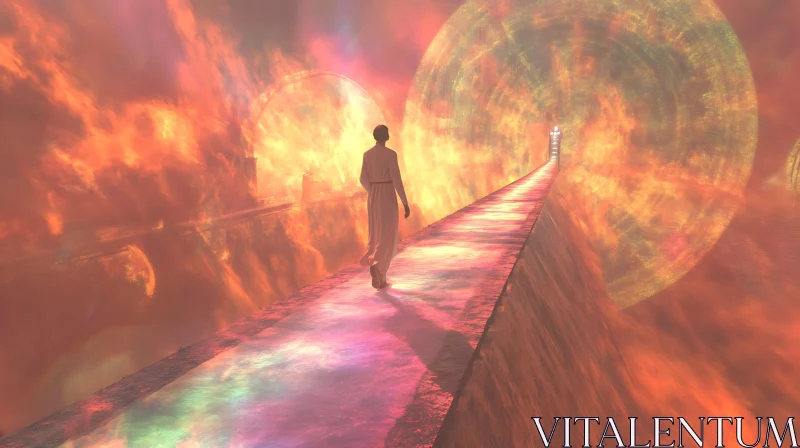 Path to Enlightenment: A Surreal Vision AI Image