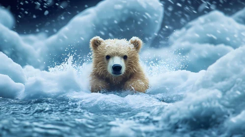 Bear in Freezing Seas