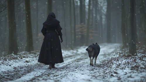 Winter's Companion: A Forest Journey