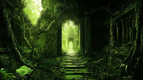 Overgrown Temple in Jungle