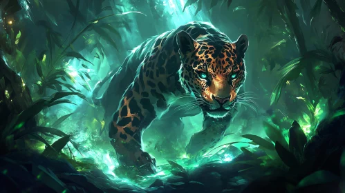 Jungle Leopard in Enchanted Light