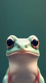 Frog Portrait Close-Up