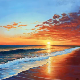 Seascape at Sunset