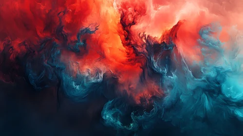 Swirling Colourful Abstract