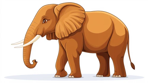 Elephant Cartoon Art