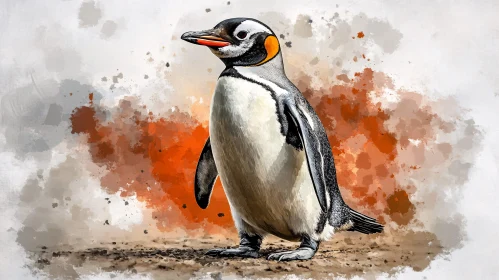 Vivid Penguin Art