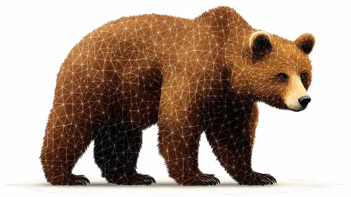 Contemporary Geometric Bear